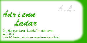 adrienn ladar business card